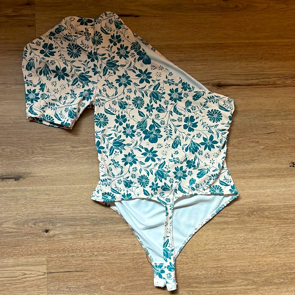 Free People One Shoulder Bodysuit